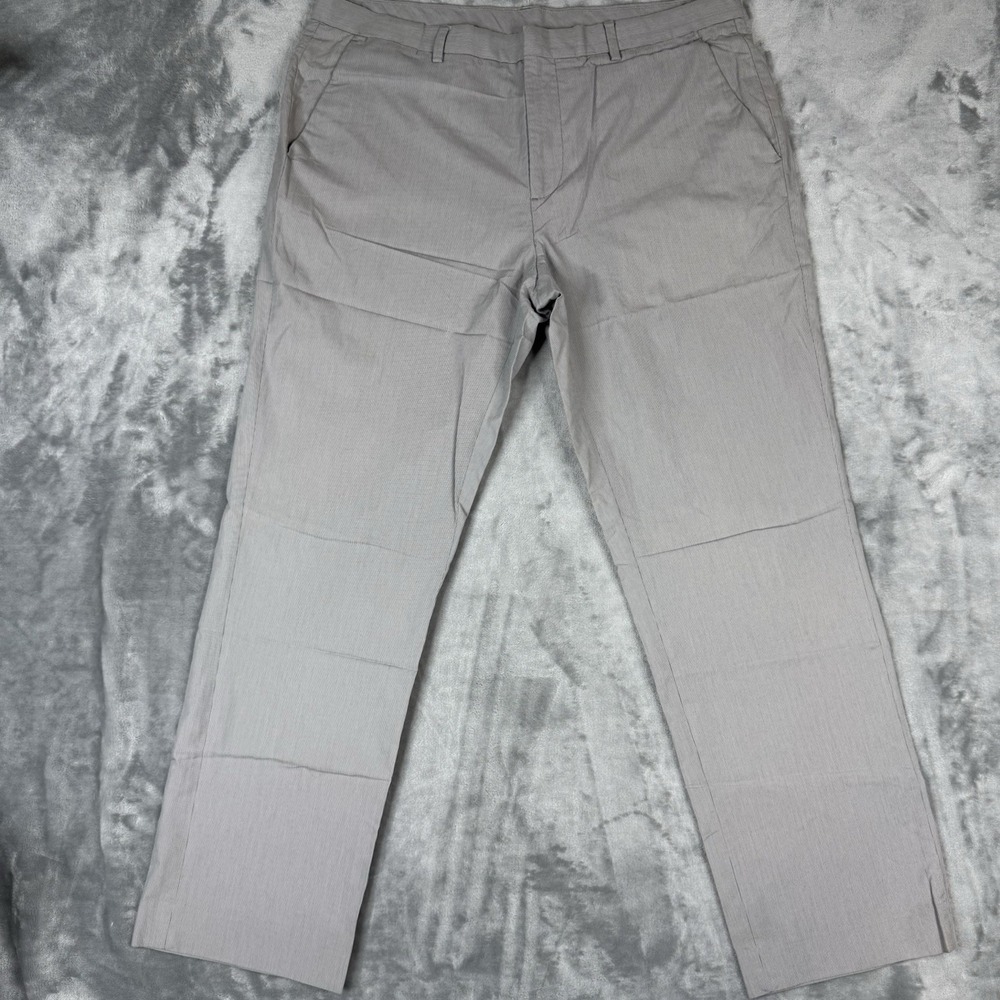 Calvin Klein Men's Slim-Fit Modern Stretch Chino Pants - Light Gray - 30x30